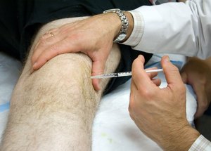 Обезболивание артрита коленного сустава